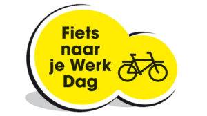 Logo fiets naar je werk dag TOS