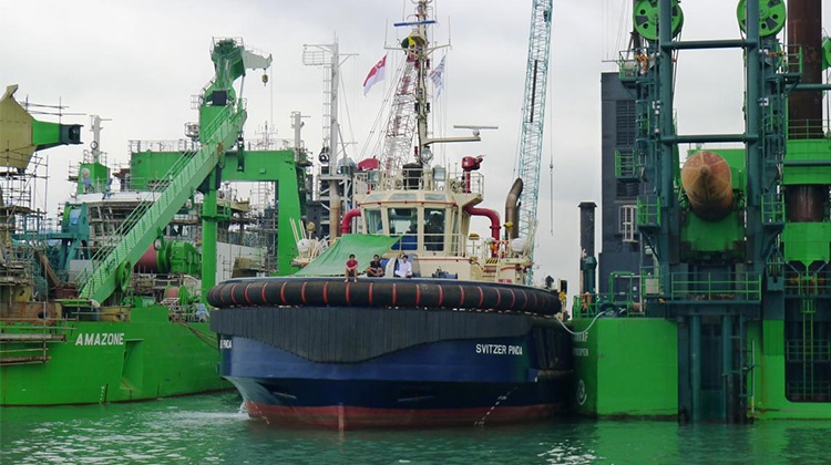 Ship Delivery Tug Svitzer Pinda TOS