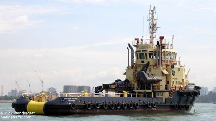 voyaging svitzer foxtrot ship delivery TOS
