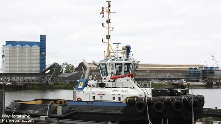 harbour smit dane ship delivery TOS